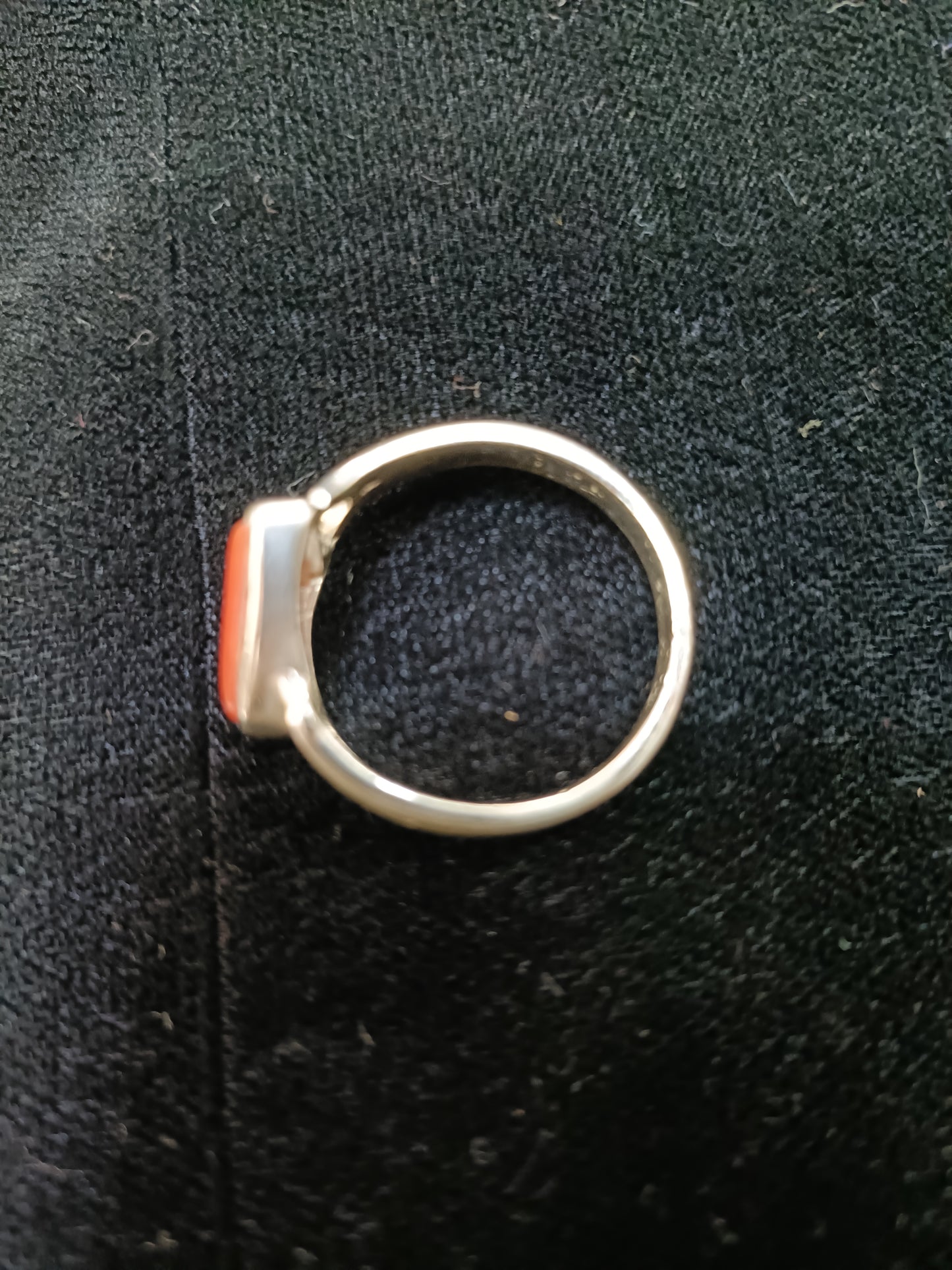 Coral ring size 19