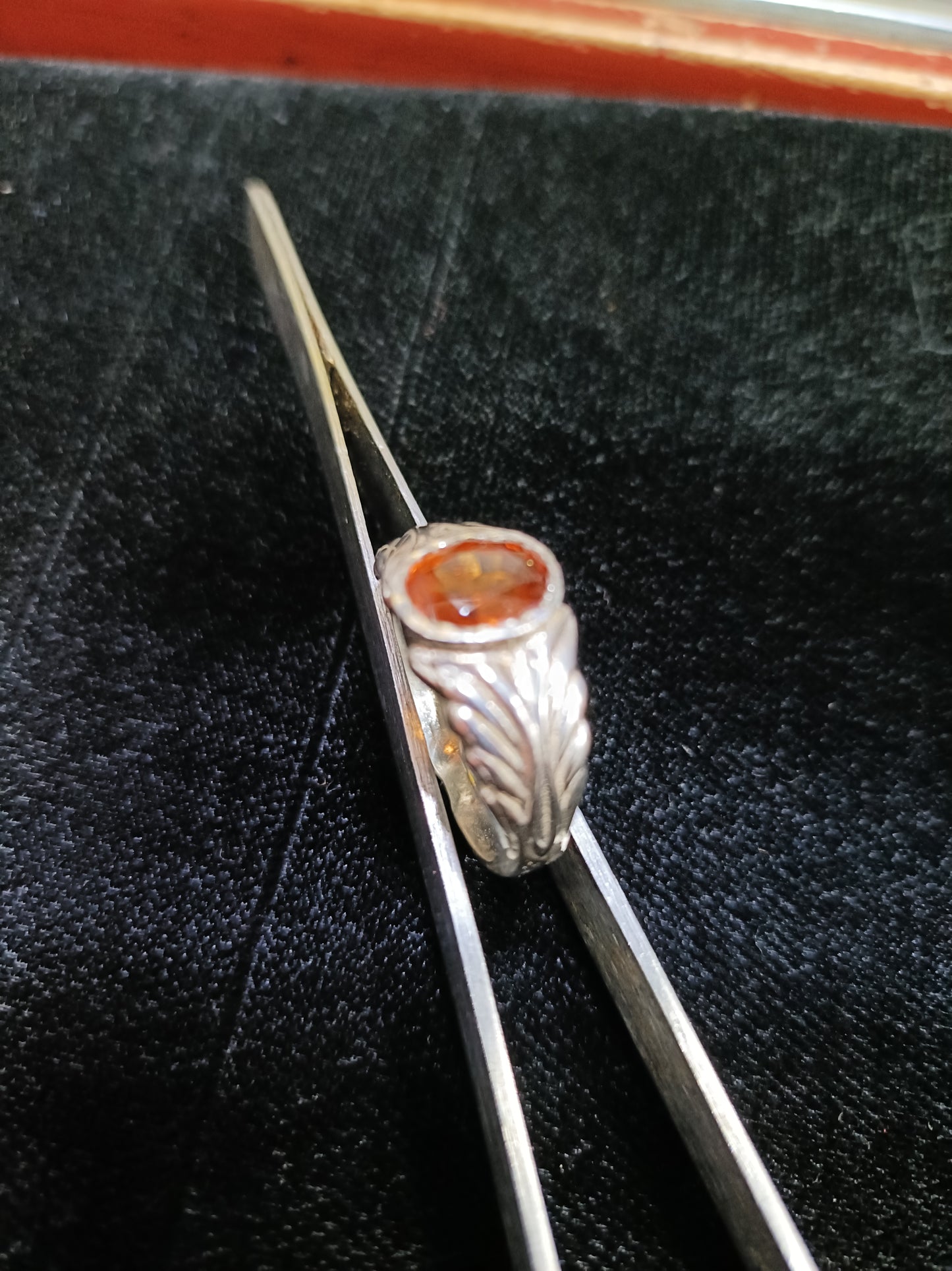 Silver Gomedha ring