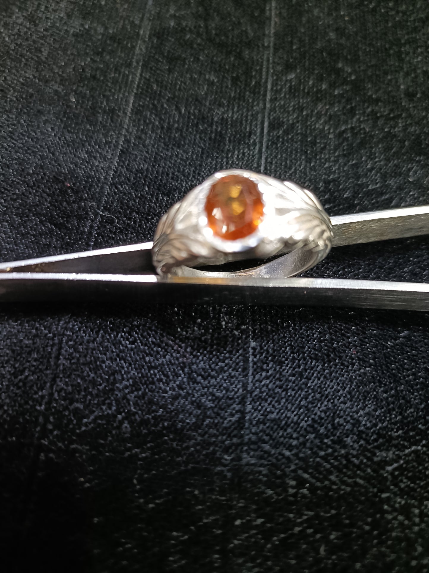 Silver Gomedha ring